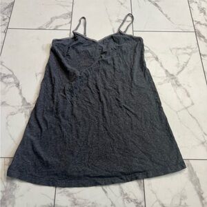Cabernet Charcoal Gray Slip Dress sleepwear